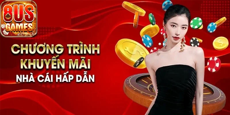 Giao diện khuyến mãi 8us thân thiện người dùng