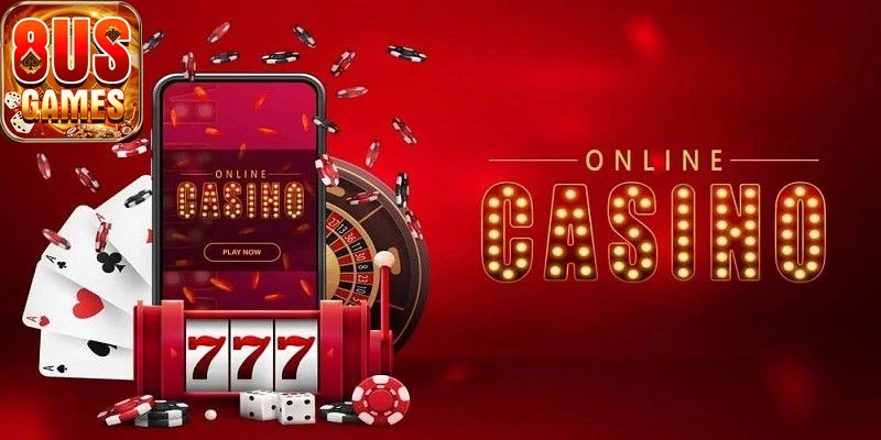Giao diện casino online 8us đẹp mắt